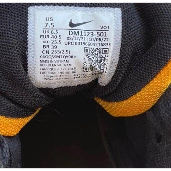 Nike Lebron Witness 7 Men's Size 7.5 Multicolor Basketball Shoes DM1123-501 - Picture 4 of 16